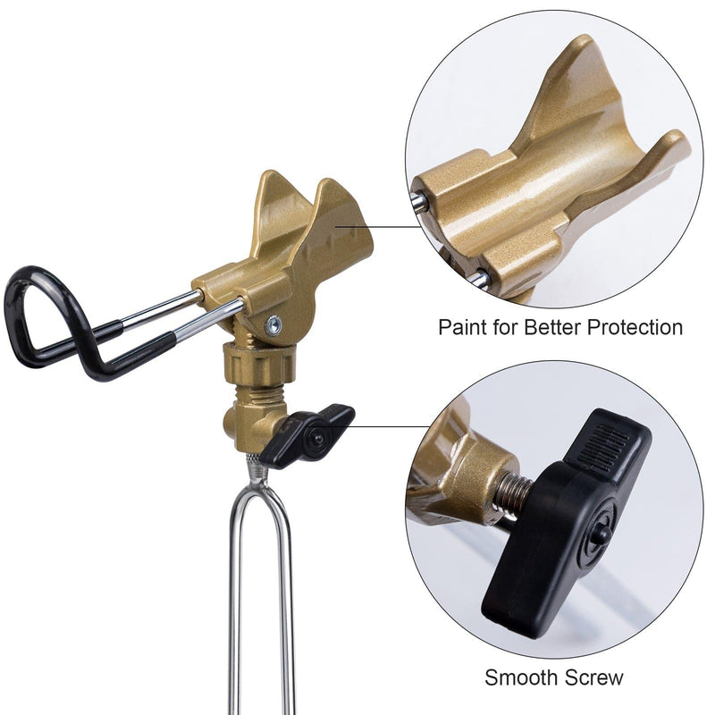 Dr.Fish Fishing Rod Holder Gold