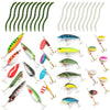 Dr.Fish 125pcs Fishing Rod and Reel Combo