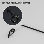 Dr.Fish 12pcs Rod Tip Repair Kit
