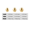 Dr.Fish 50pcs Rhombic Spinner Beads