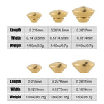 Dr.Fish Lot Conical Spinner Beads