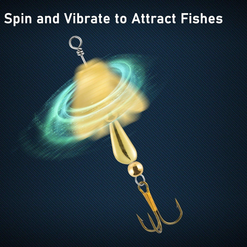 FISHN REALSPINNY Spinner Bait 20g - Leurre Brochet Perche Truite Sandre Avec Pale 3,8cm
