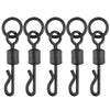 Dr.Fish 50pcs Q-shaped Swivels with Rings