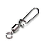 Dr.Fish 20pcs Rolling Swivel with T Shape Snap 40-75lb