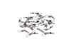 Dr.Fish 50pcs Rolling Swivel with Interlock Snap 26lb