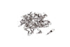 Dr.Fish 50pcs Rolling Swivel with Safety Snap 15lb