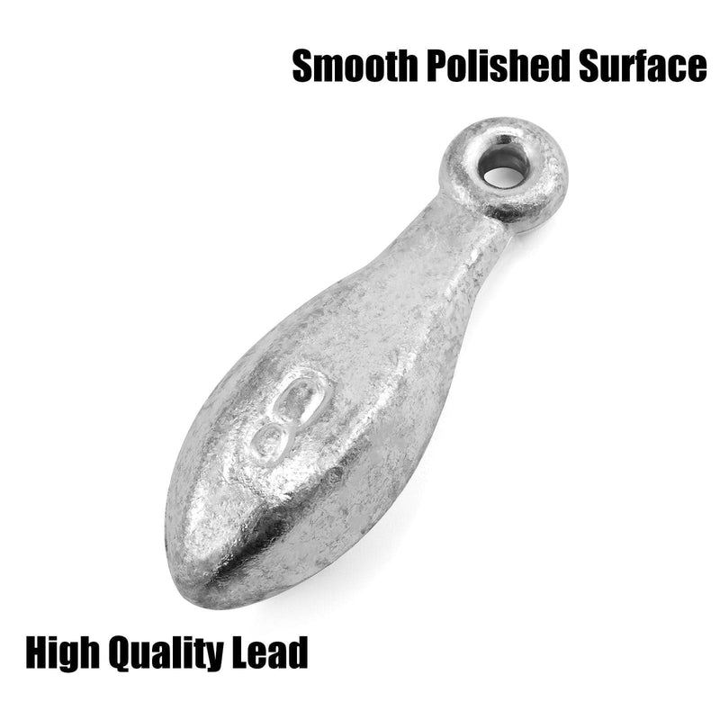 Dr.Fish 5pcs Bank Sinkers 1 to 8oz