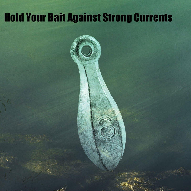 Dr.Fish 5pcs Bank Sinkers 1 to 8oz