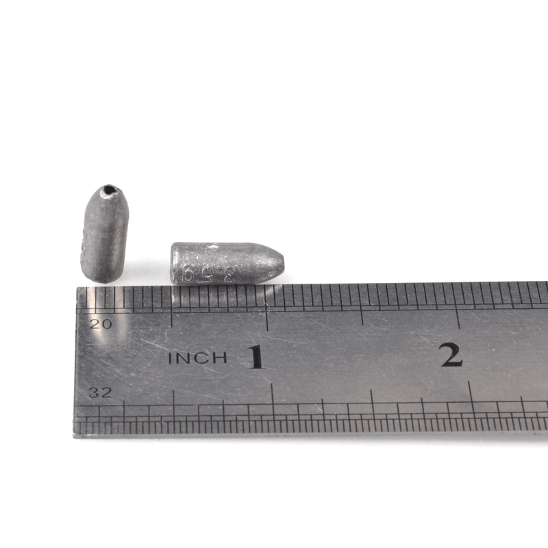 Dr.Fish Bullet Lead Weights 0.06 to 0.35oz