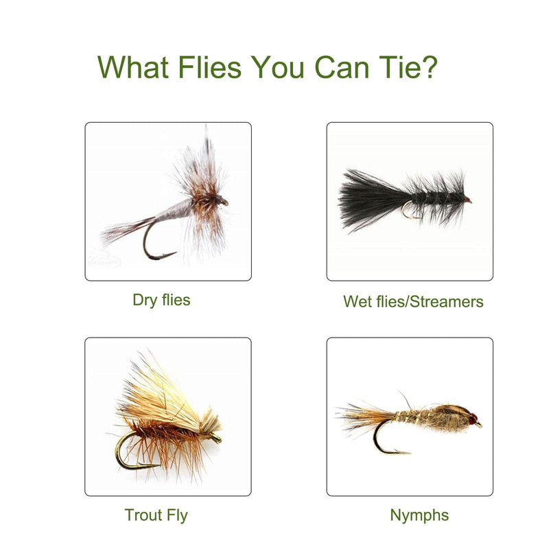 Dr.Fish Flies Tying Vise & Materials Kit