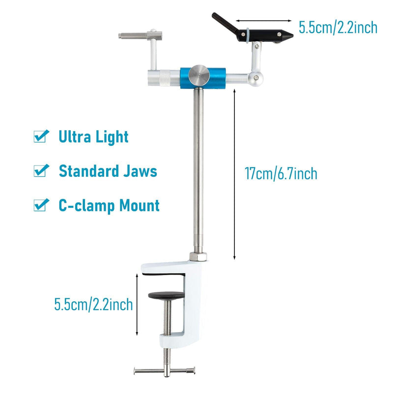 Dr.Fish Fly Tying Vise Aluminum Alloy