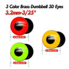 Dr.Fish 30pcs Fly Tying Dumbbell Eyes