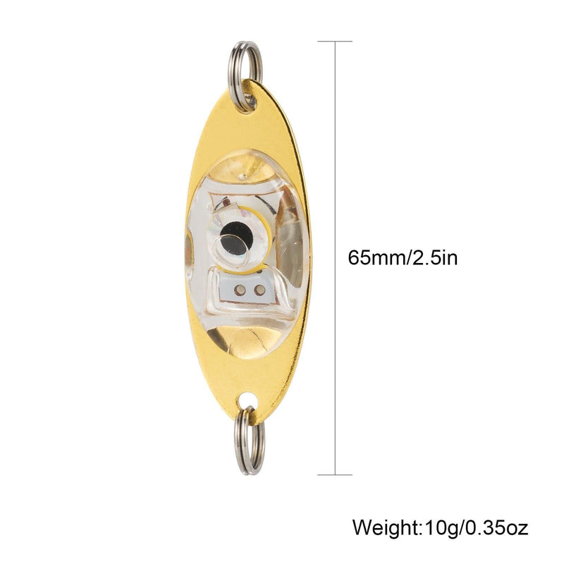 Dr.Fish 5pcs Oval LED Fishing Lures
