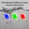 Dr.Fish 5pcs Round LED Fishing Lures Two Swivels