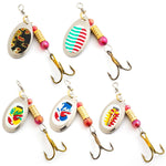 Dr.Fish 12pcs Inline Spinner Lures Kit - N2