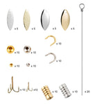 Dr.Fish 140pcs Spinner Making Kit - B5