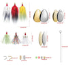 Dr.Fish 168pcs Rooster Tail Spinner Making Kit