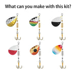 Dr.Fish 140pcs Spinner Making Kit - B9