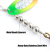 Dr.Fish 3pcs Musky Bucktail Spinner Lures