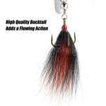 Dr.Fish 3pcs Musky Bucktail Spinner Lures