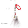 Dr.Fish 3pcs Musky Bucktail Spinner Lures