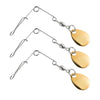 Dr.Fish 20pcs Spinnerbait Arms Silver Gold