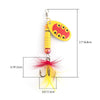 Dr.Fish 6/12pcs Roostertail Spinners Set