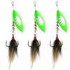 Dr.Fish 3pcs Musky Spinner Lures