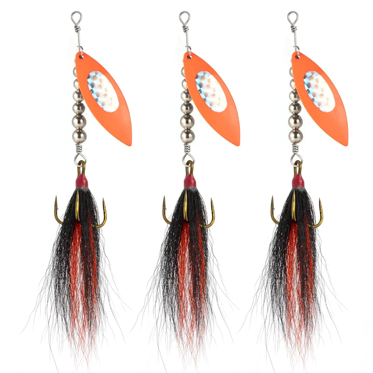 Dr.Fish 3pcs Musky Spinner Lures