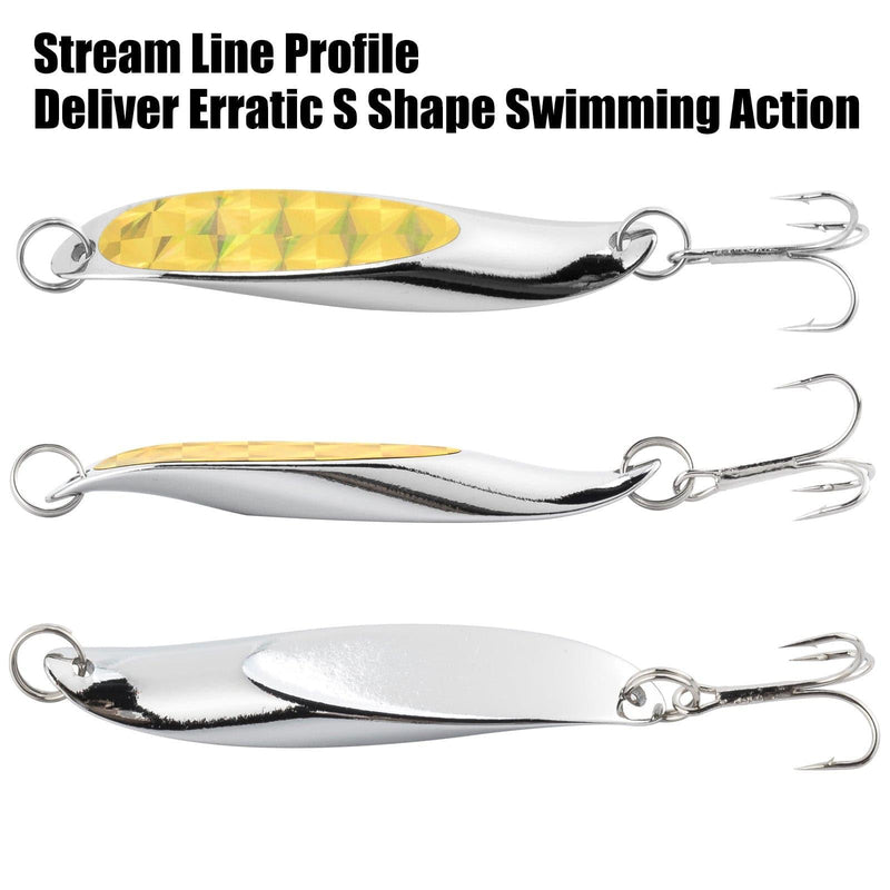 Dr.Fish 5pcs Fishing Spoon Lures 21g - Dr.Fish Tackles