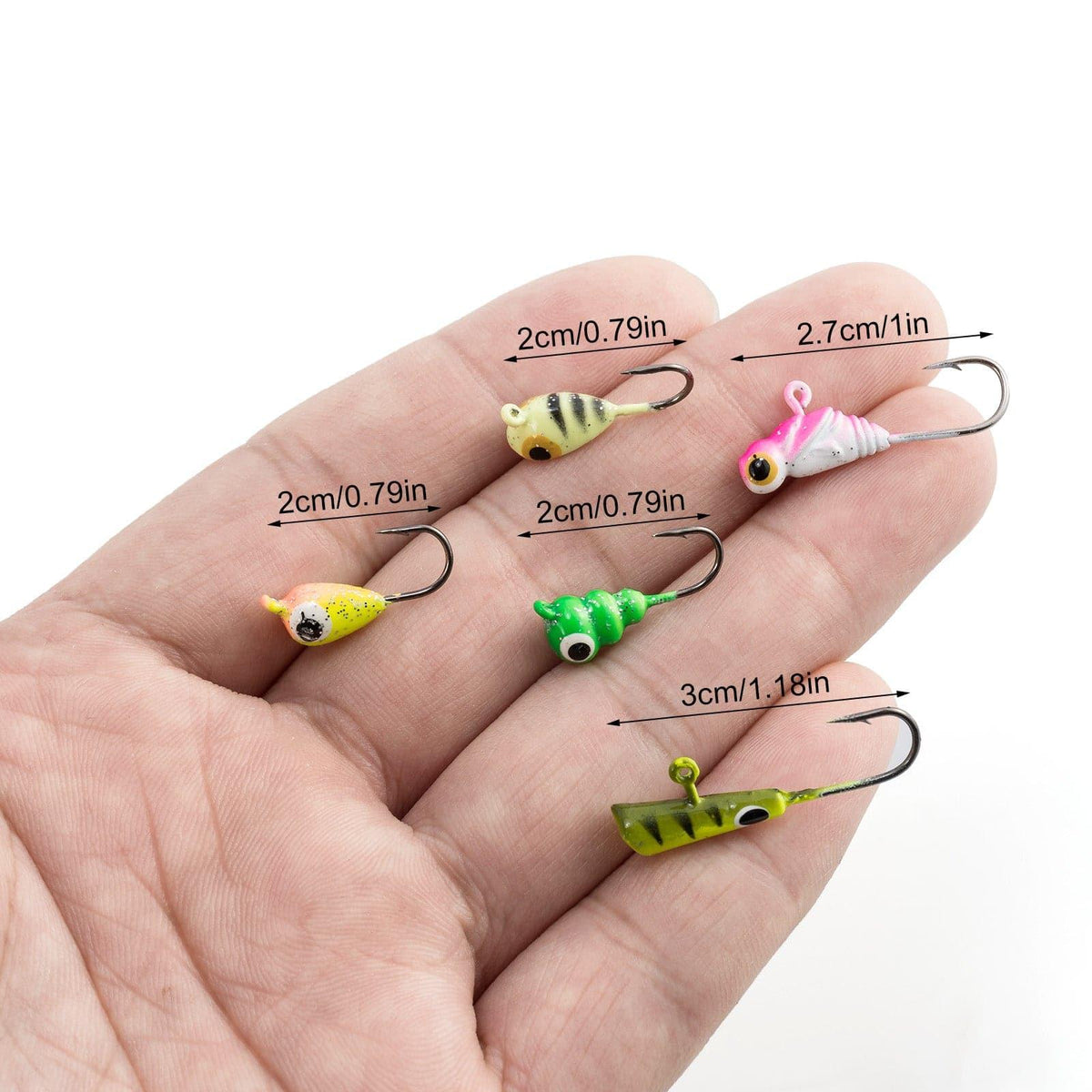 Dr.Fish Ice Fishing Jig Heads Kit - Dr.Fish Tackles