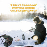 Dr.Fish 94pcs Ice Fishing Rod & Reel Combos