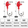Dr.Fish 10pcs Swimbait Jig Heads 3/8oz-1/2oz