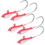 Dr.Fish 5pcs Ultra Minnow Jig Heads 0.59oz-1oz