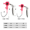 Dr.Fish Underspin Jig Heads 1/16oz 1/8oz