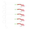 Dr.Fish 5/10 packs Mackerel Feathers Rigs