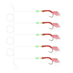 Dr.Fish 5/10 packs Mackerel Feathers Rigs