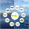 Dr.Fish 3pcs Bucktail Jigs 1/2oz-2oz