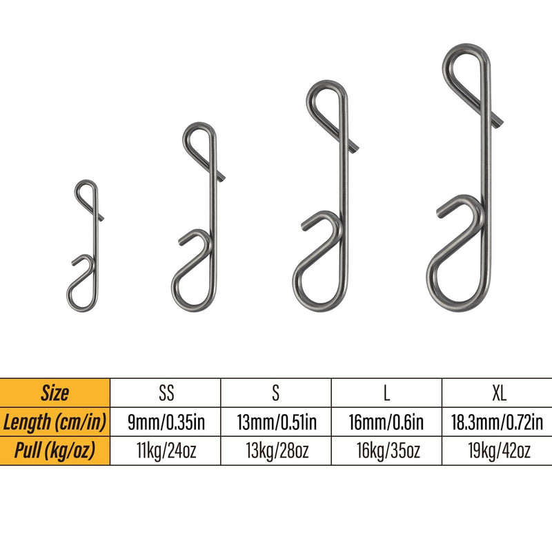 Dr.Fish 20pcs Knotless Connector
