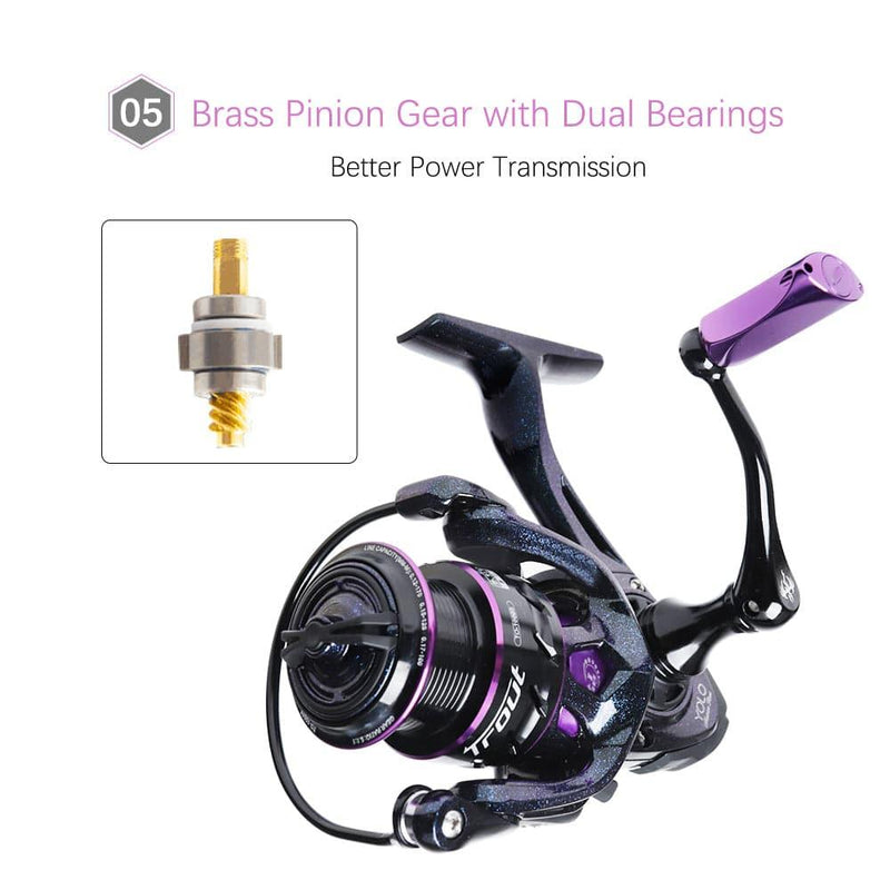 Dr.Fish Trout Spinning Reel 1000-2500
