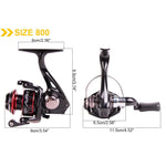Bass Trout Freshwater Fishing Reel 800/900