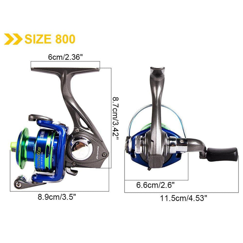 Bass Trout Freshwater Fishing Reel 800/900