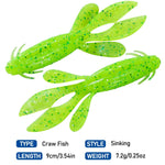 Dr.Fish Sinking Soft Crawfish Flapper 3.54''
