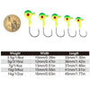 Dr.Fish 10/50pcs Crappie Jig Heads 1/8-1/2oz