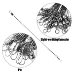 Dr.Fish 50pcs Lure Wire Traces Leader 30cm