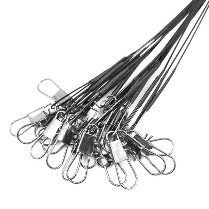 Dr.Fish 50pcs Lure Wire Traces Leader 30cm