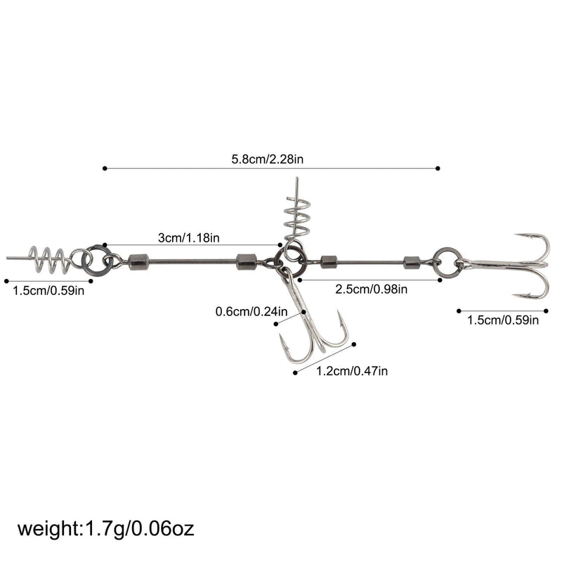 Dr.Fish Pike Stinger Rig for Softbait 10/15cm - Dr.Fish Tackles