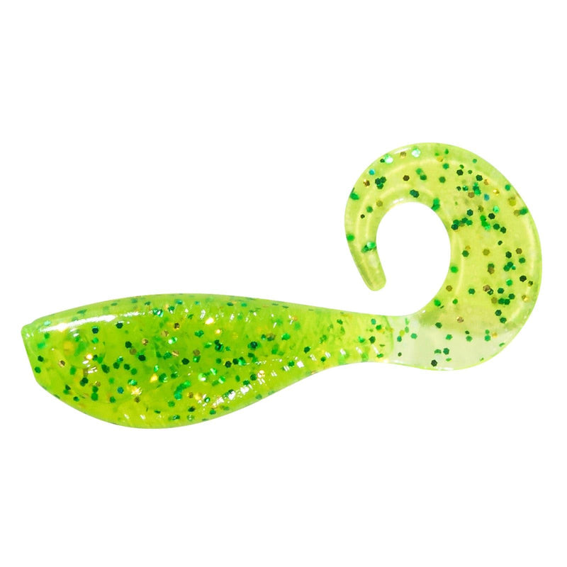 Dr.Fish 20pcs Soft Plastic Grubs 1.38''