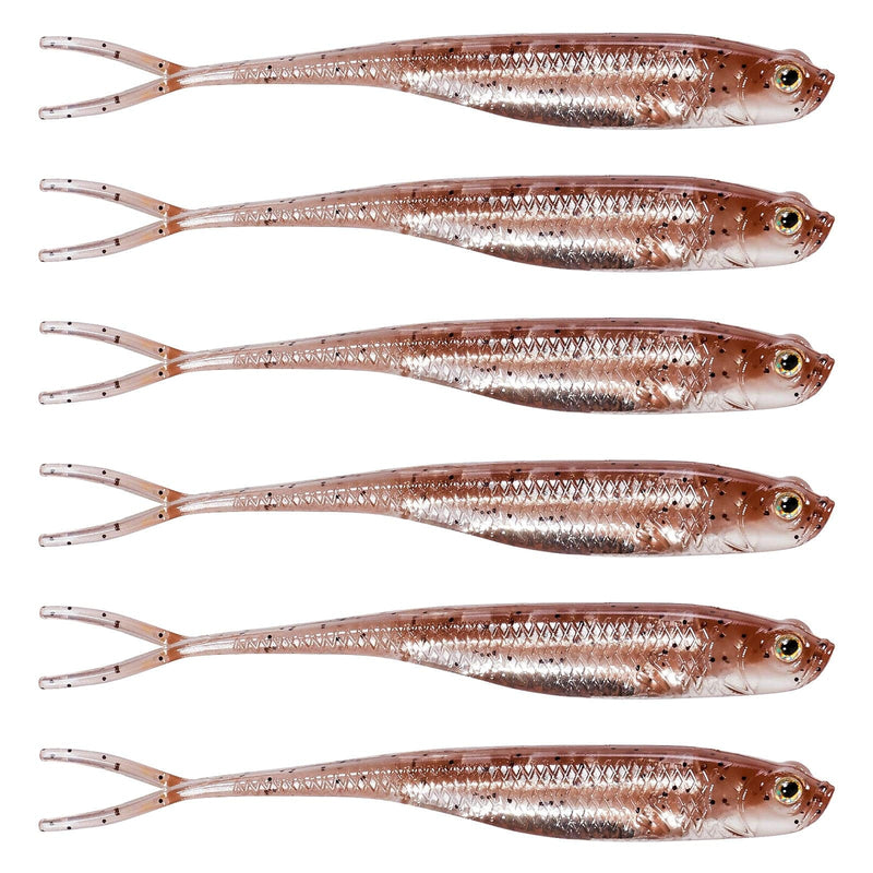 Dr.Fish Fluke Tail Soft Swimbaits 2.9''-4.7''