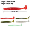 Dr.Fish 8pcs Soft Baits 4'' Glow in the Dark